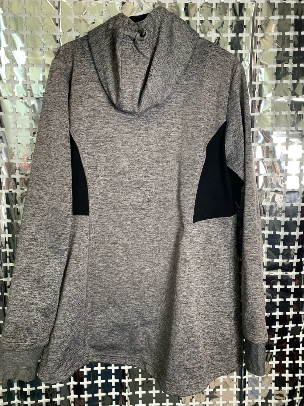 Mondetta Gray Hooded Utility Jacket with Black Accents